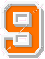 VA 18" Individuals - Flat Orange 9