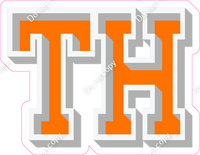 VA 18" Individuals - Flat Orange TH