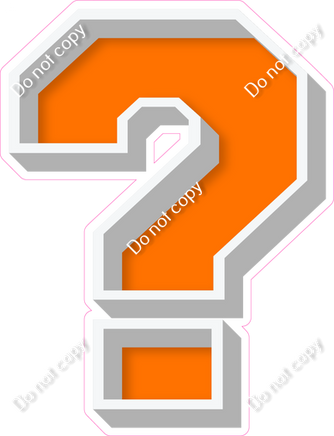 VA 18" Individuals - Flat Orange ?