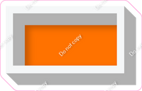 VA 18" Individuals - Flat Orange Dash