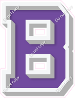 VA 18" Individuals - Flat Purple B