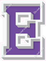 VA 18" Individuals - Flat Purple E