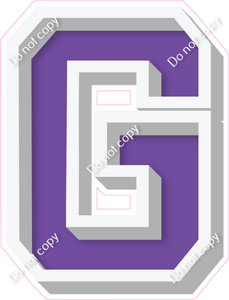 VA 18" Individuals - Flat Purple G