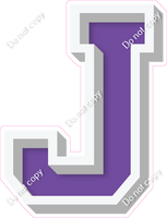 VA 18" Individuals - Flat Purple J