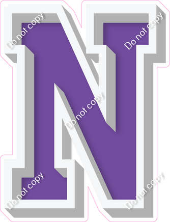 VA 18" Individuals - Flat Purple N