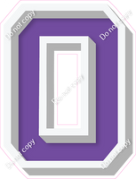 VA 18" Individuals - Flat Purple O