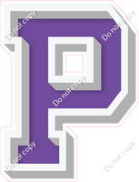 VA 18" Individuals - Flat Purple P