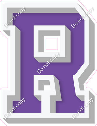 VA 18" Individuals - Flat Purple R