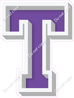 VA 18" Individuals - Flat Purple T