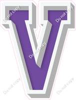 VA 18" Individuals - Flat Purple V