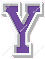 VA 18" Individuals - Flat Purple Y