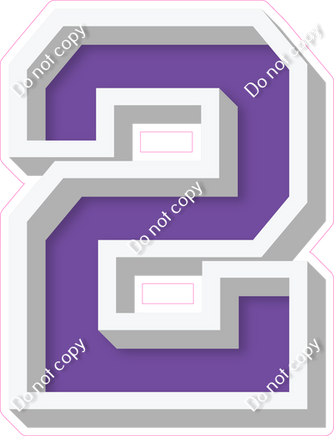 VA 18" Individuals - Flat Purple 2
