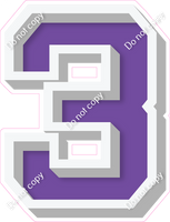 VA 18" Individuals - Flat Purple 3