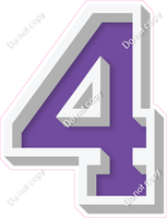 VA 18" Individuals - Flat Purple 4