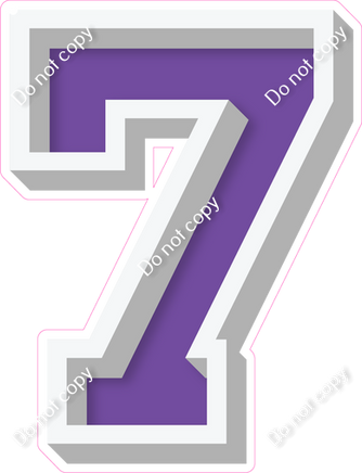 VA 18" Individuals - Flat Purple 7