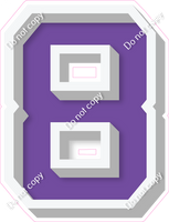 VA 18" Individuals - Flat Purple 8