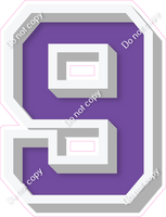 VA 18" Individuals - Flat Purple 9