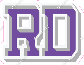 VA 18" Individuals - Flat Purple RD