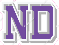 VA 18" Individuals - Flat Purple ND