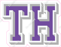 VA 18" Individuals - Flat Purple TH