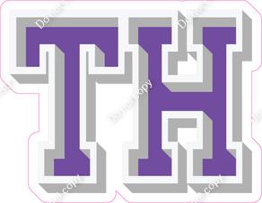 VA 18" Individuals - Flat Purple TH