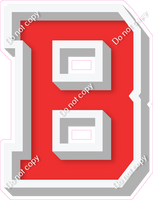 VA 18" Individuals - Flat Red B