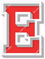 VA 18" Individuals - Flat Red E