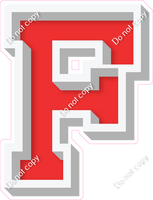 VA 18" Individuals - Flat Red F