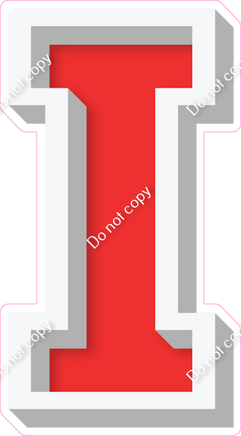 VA 18" Individuals - Flat Red I
