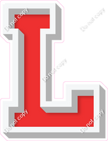 VA 18" Individuals - Flat Red L