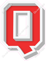VA 18" Individuals - Flat Red Q