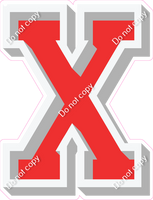VA 18" Individuals - Flat Red X
