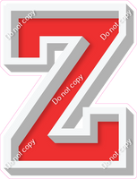 VA 18" Individuals - Flat Red Z