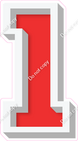 VA 18" Individuals - Flat Red 1