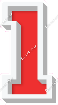 VA 18" Individuals - Flat Red 1