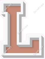 VA 18" Individuals - Flat Rose Gold L