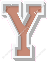 VA 18" Individuals - Flat Rose Gold Y