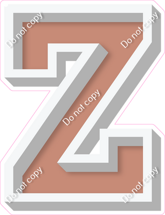 VA 18" Individuals - Flat Rose Gold Z