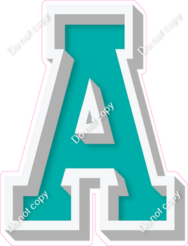 VA 18" Individuals - Flat Teal A
