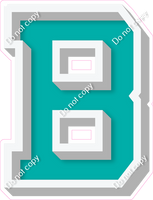 VA 18" Individuals - Flat Teal B