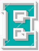 VA 18" Individuals - Flat Teal E