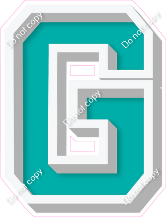 VA 18" Individuals - Flat Teal G