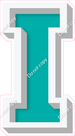 VA 18" Individuals - Flat Teal I