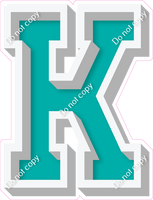 VA 18" Individuals - Flat Teal K