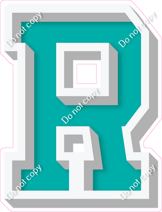 VA 18" Individuals - Flat Teal R