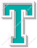 VA 18" Individuals - Flat Teal T