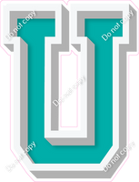 VA 18" Individuals - Flat Teal U
