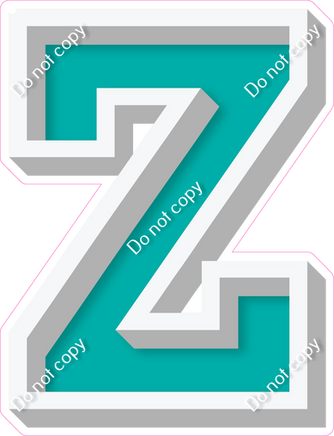 VA 18" Individuals - Flat Teal Z