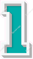 VA 18" Individuals - Flat Teal 1
