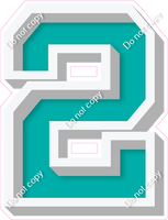 VA 18" Individuals - Flat Teal 2